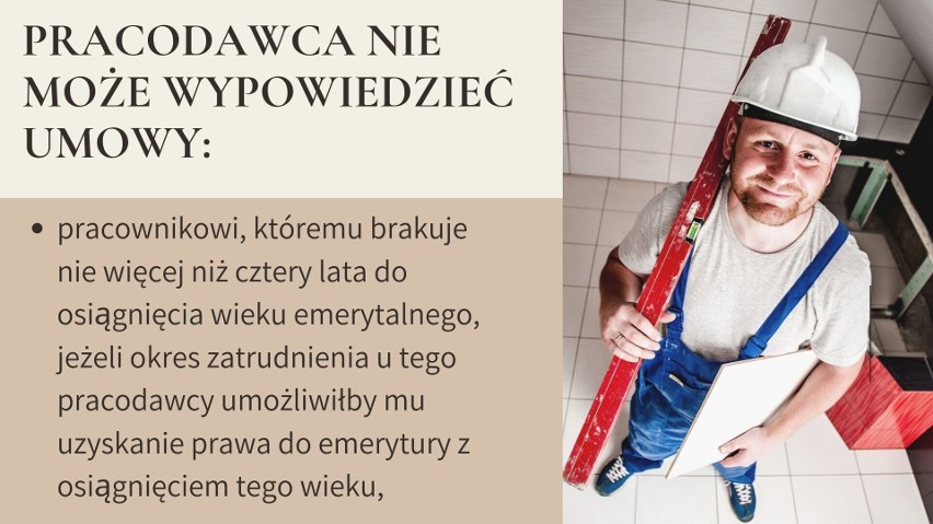 Zwolnić nie można pracowników,  którzy zbliżają się do wieku...