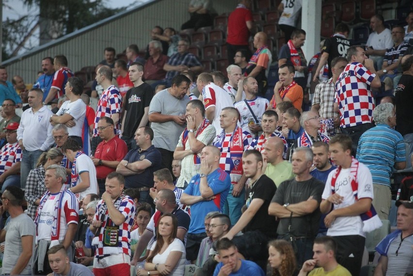 Kibice na meczu Górnik Zabrze - Jagiellonia Białystok