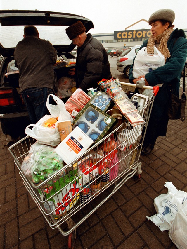 Zakupy w hipermarketach 20 lat temu