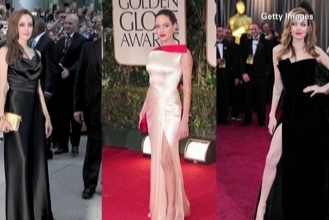 Angelina Jolie na czerwonym dywanie (fot. CNN...