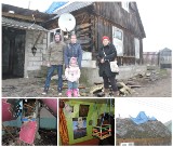 Rodzina ze wsi Czerwińskie przed świętami straciła dach nad głową. Potrzebuje pomocy