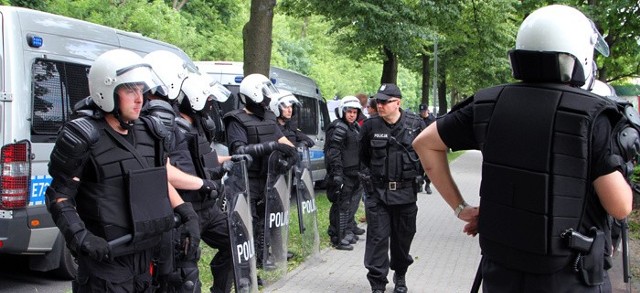 Policja przygotowuje się do lubuskich derbów w Zielonej Górze.