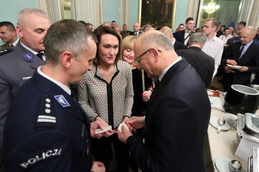 Wśród gości byli m.in. samorządowcy, urzędnicy, duchowni,...