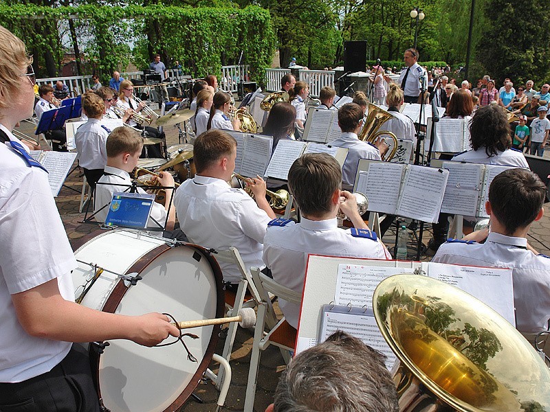 Grudziądz: Koncert orkiestr dętych w parku miejskim