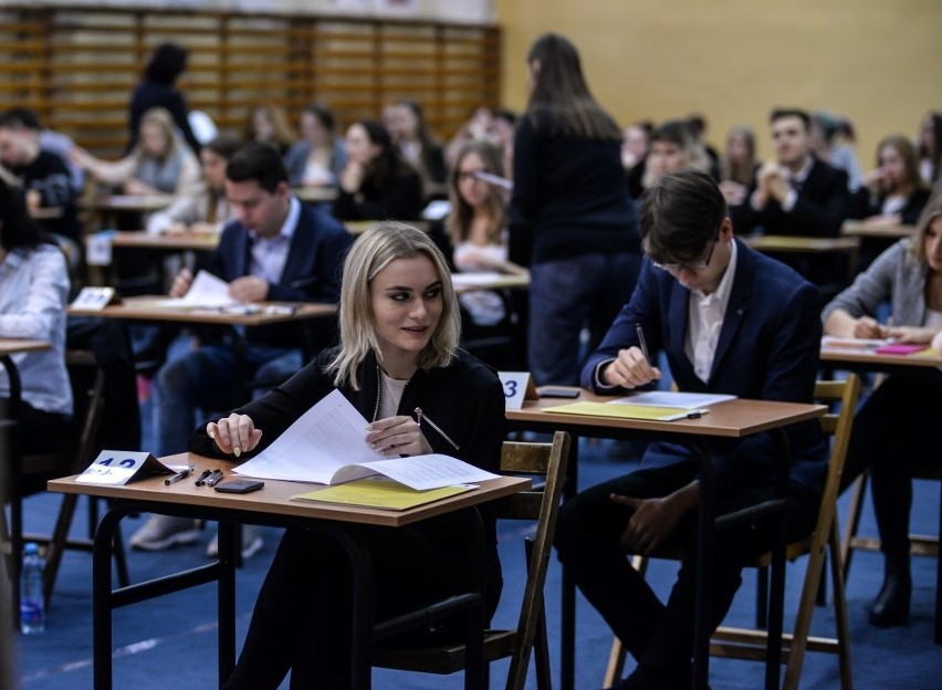 Próbna matura z matematyki w XIX LO im M. Mokwy w Gdańsku