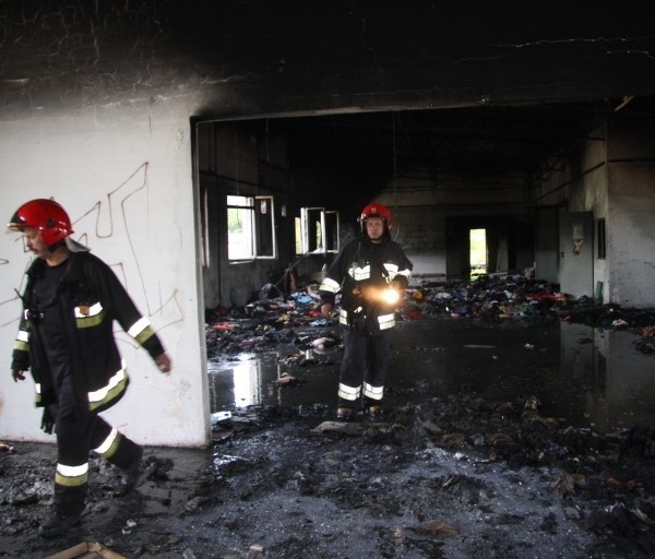 Pożar na ul. Cygana w Opolu.