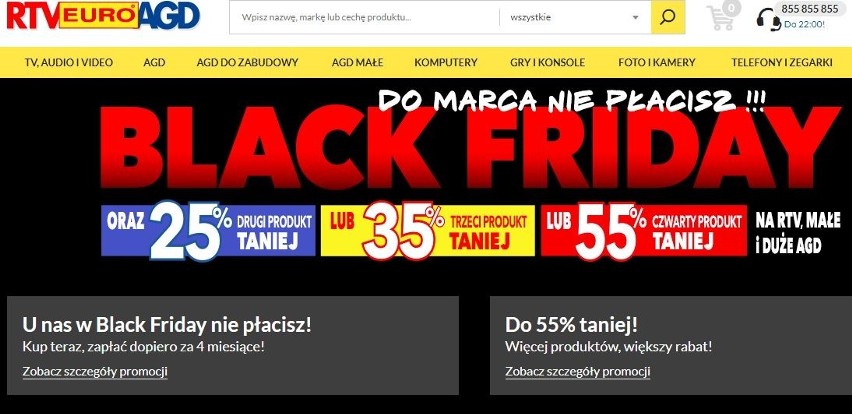 Cyber Monday 2018 w Media Expert, Media Markt, RTV Euro AGD:...