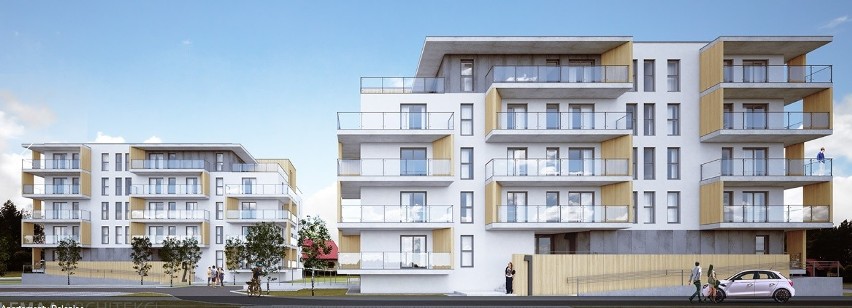 Historyczna chwila w Połańcu. Powstaną dwa nowe bloki "Apartamenty Połaniec" - w sumie 56 mieszkań [WIZUALIZACJA]
