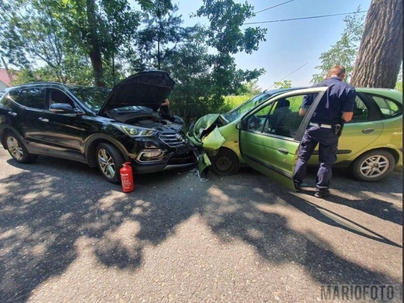 Wypadek w Dąbrówce Dolnej.