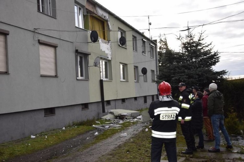 Wybuch gazu w Koninku - dwie osoby ranne, budynek nie nadaje się do użytku [ZDJĘCIA]