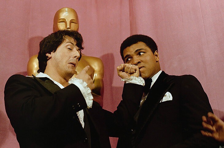 Sylvester Stallone i Muhammad Ali w Kodak Theatre