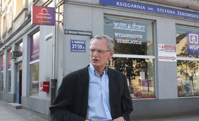 Do Kielc Eustachy Rylski przyjechał na zaproszenie księgarni Świata Książki, w którym wydaje swoje tytuły.