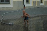 Kurtyna wodna dla ochłody mieszkańców Bielska Podlaskiego (zdjęcia)