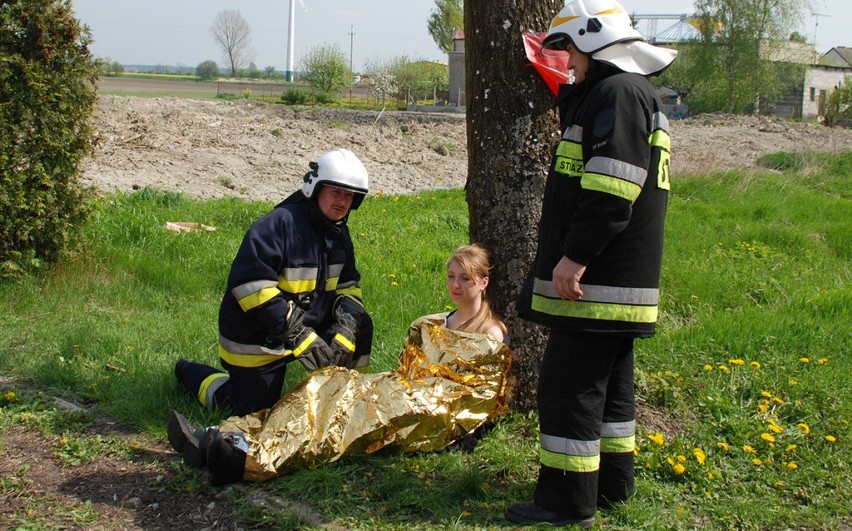 Radziejów Ćwiczenia strażaków zawodowych i jednostek OSP