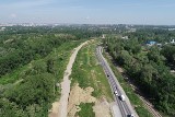 Budowa S7 Widoma - Kraków. Utrudnienia na Łowińskiego i zmiana projektu węzła. Sprawdzamy postępy prac! Zobaczcie zdjęcia lotnicze