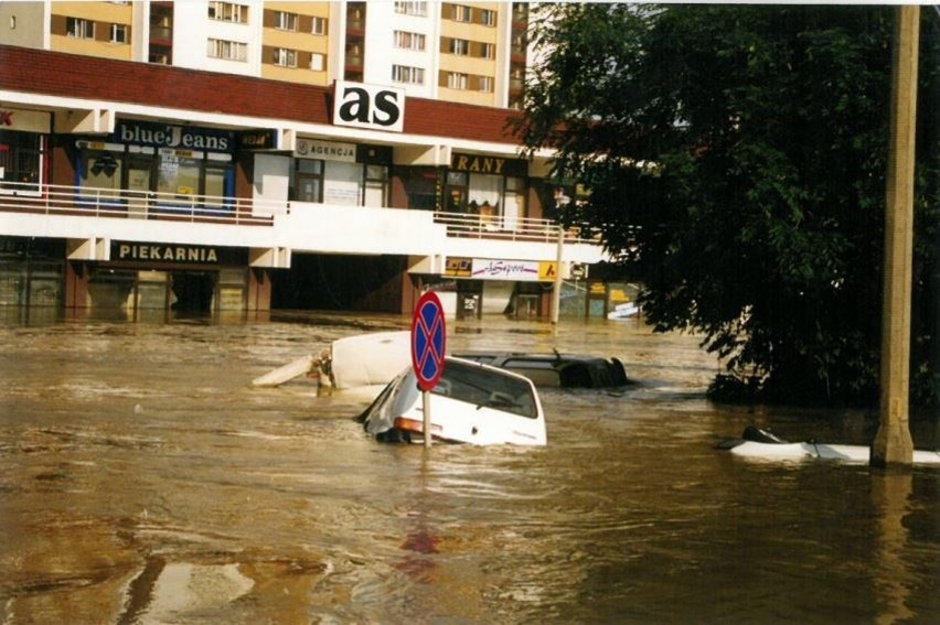 Powódź w Opolu w 1997 roku.