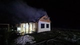 Poranny pożar w Stepnicy. Płonął dom jednorodzinny