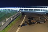 Śmiertelny wypadek motocyklisty na S8. Tragedia na drodze szybkiego ruchu S8 koło Piotrkowa Trybunalskiego