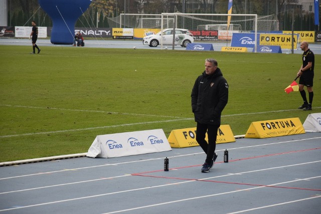 14.11.2020 r. Radomiak - Zagłębie Sosnowiec 0:0. Debiut Kazimierza Moskala na ławce trenerskiej Zagłębia.