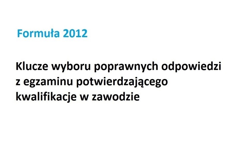 Egzamin zawodowy 2019 składa się z części pisemnej i...