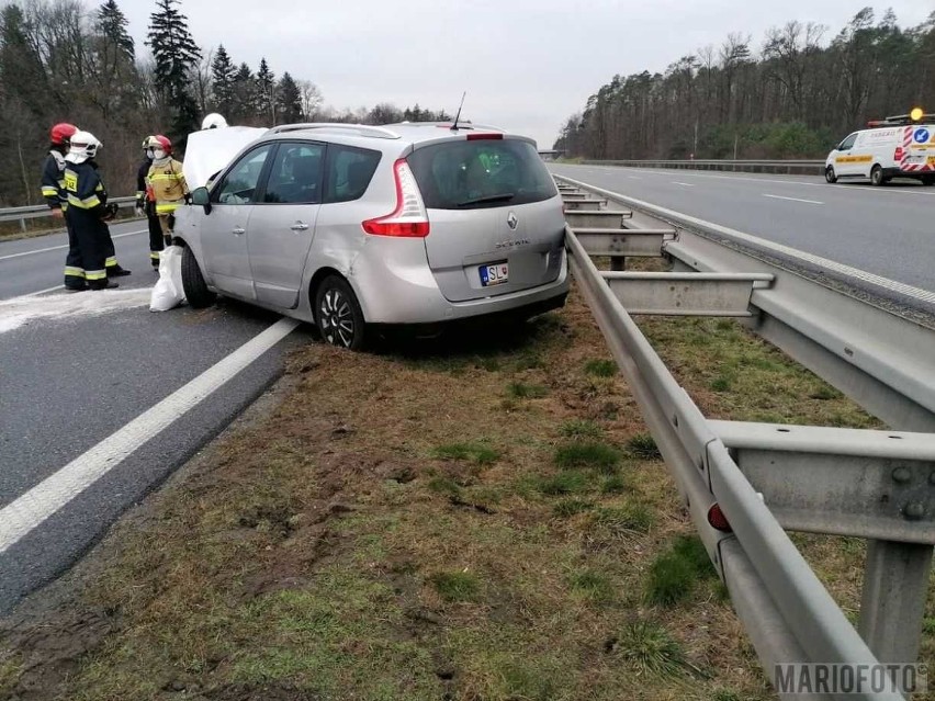 Autostrada A4. Wypadek na terenie powiatu opolskiego....