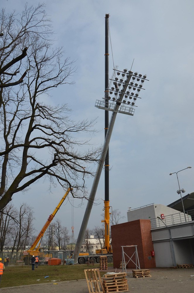 Oświetlenie Stadionu  Miedzi  Legnica