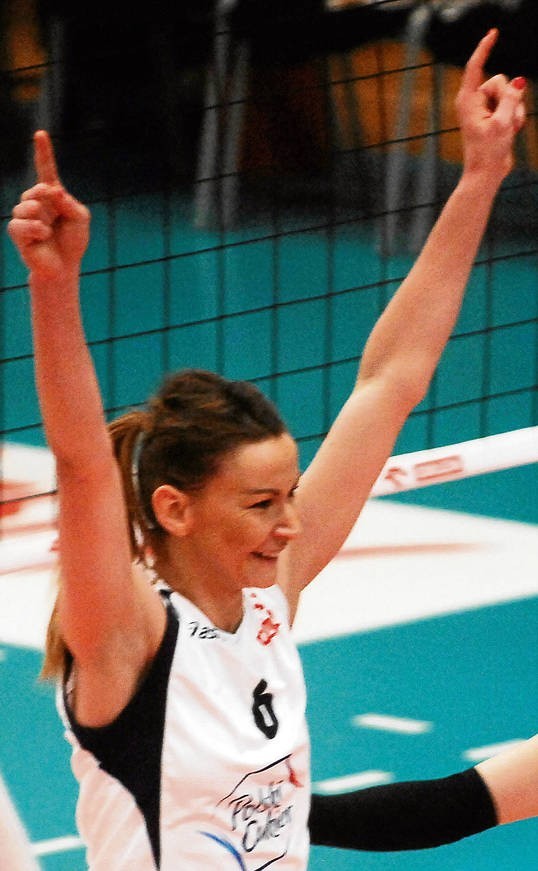 Środkowa Sylwia Wojcieska – MVP spotkania w Muszynie