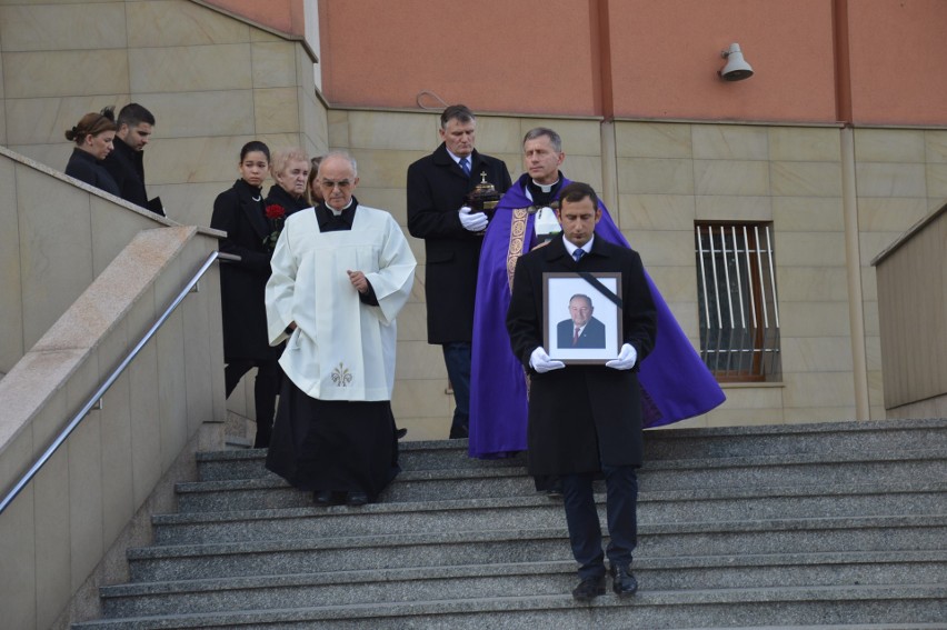 Uroczystości pogrzebowe Ludwika Węgrzyna, byłego starosty...