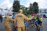 Ultramaraton kolarski dla strażaków z Ukrainy z metą w Malborku. Zbiórka artykułów medycznych i żywności