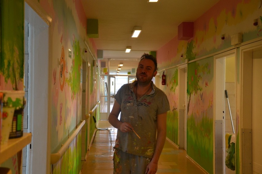 SUCHA BESKIDZKA. Oddział pediatryczny w suskim szpitalu jest pełen kolorowych obrazów [FOTO]