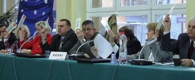 Radni Golubia-Dobrzynia podczas III sesji
