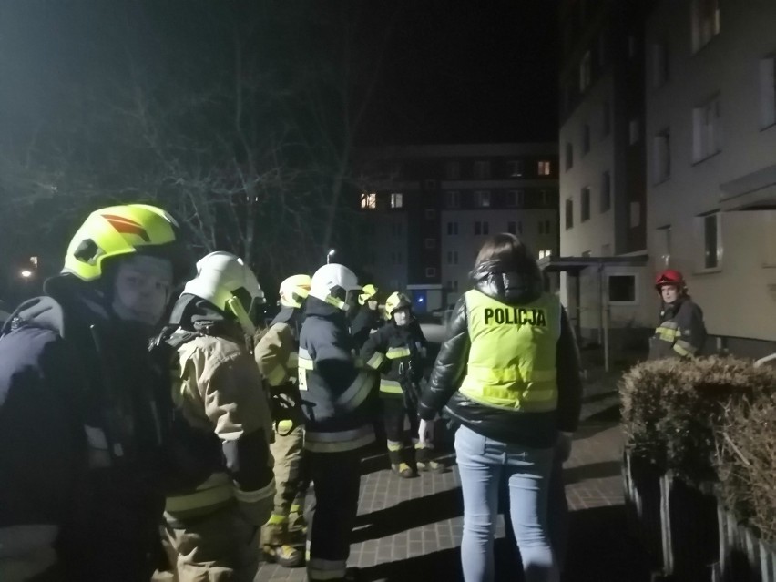 Łapy. Duża akcja strażaków w regionie. Było podejrzenie rozszczelnienia instalacji gazowej [ZDJĘCIA]