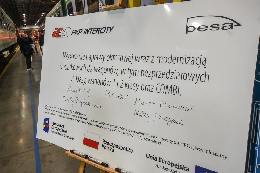 13 listopada Pesa podpisała dodatkową umowę z PKP Intercity....
