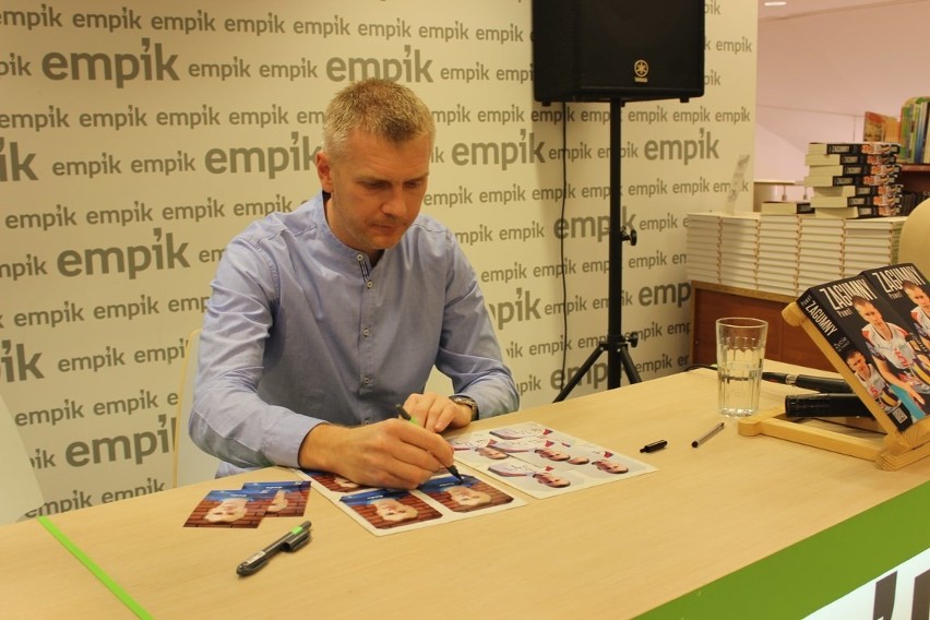 Paweł Zagumny w Silesii City Center promował swoją książkę