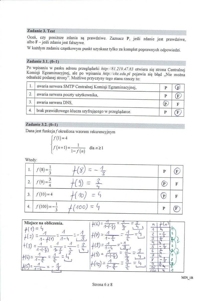 Matura 2016: INFORMATYKA [ARKUSZ CKE, ODPOWIEDZI]