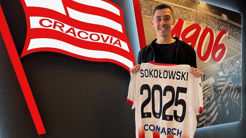 Patryk Sokołowski podpisał kontrakt z Cracovią do czerwca...