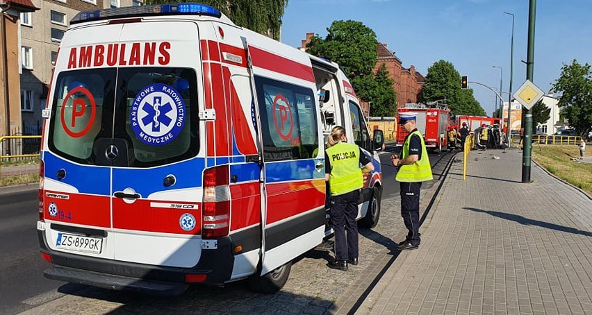 Wypadek w Białogardzie na ul. Kołobrzeskiej