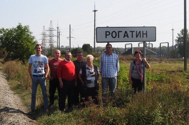 Przedstawiciele Rady Miejskiej w Krapkowicach i straży pożarnej gościli w Rohatynie z okazji obchodów 600-lecia nadania miastu Prawa Magdeburskiego połączonych z Dniami Miasta.