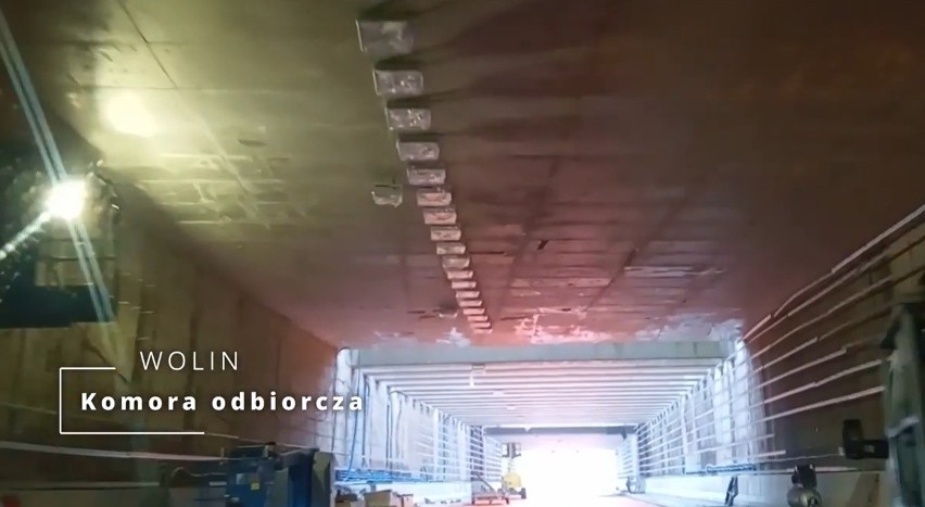 Budowa tunelu w Świnoujściu. Trwa uszczelnianie i czyszczenie
