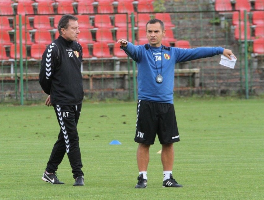 Trening piłkarzy Korony Kielce