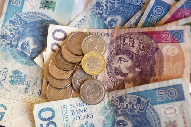 08.02.2019. zielona gora pieniadz pieniadze waluta kasa moneta monety bilon banknot banknoty zlotowki zloty fot. mariusz kapala / gazeta lubuska / polska press