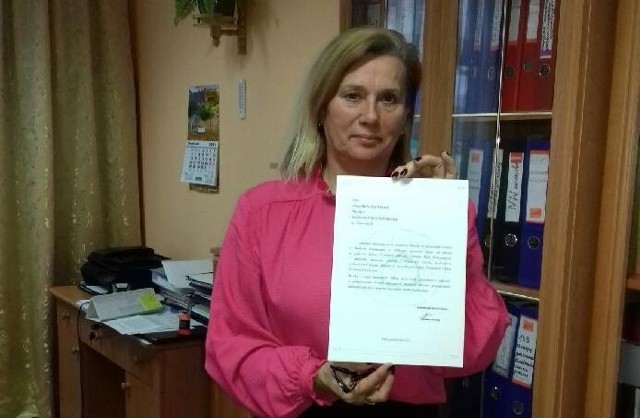 Anna Michalska- Kapsiak, dyrektor Publicznej Szkoły Podstawowej w Iwaniskach