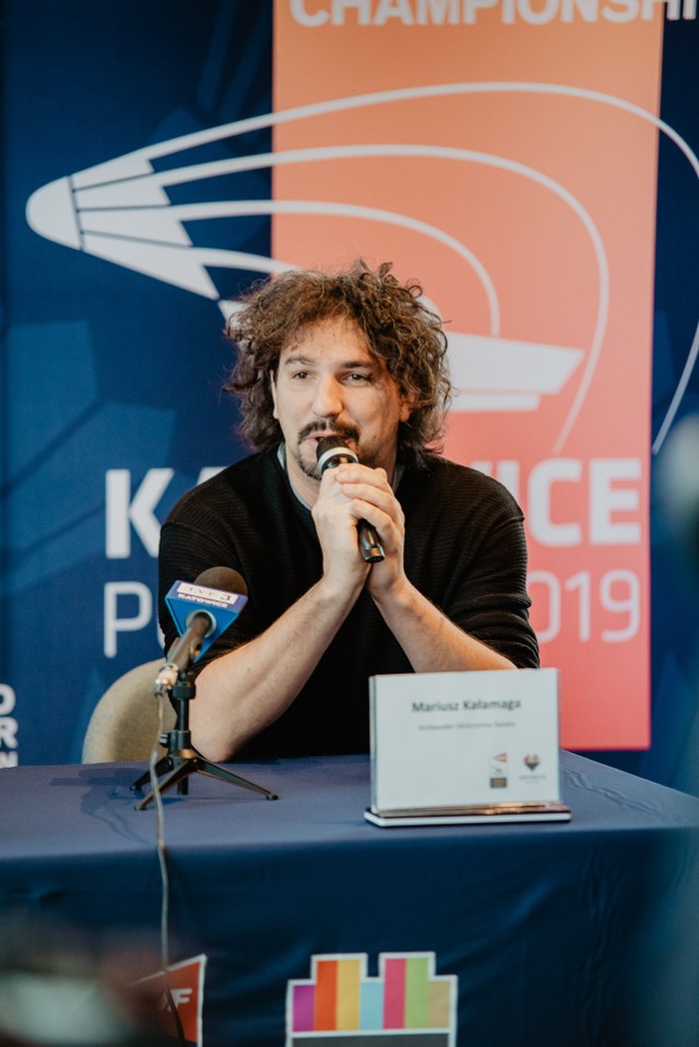 Konferencja prasowa World Senior Badminton Championships Katowice 2019.