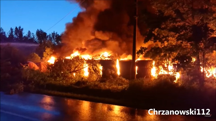 Pożar w Trzebini