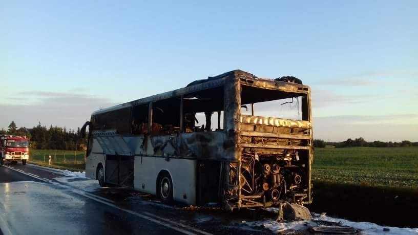 W Buszkowie niedaleko Koronowa autobus PKS-u zatrzymał się...