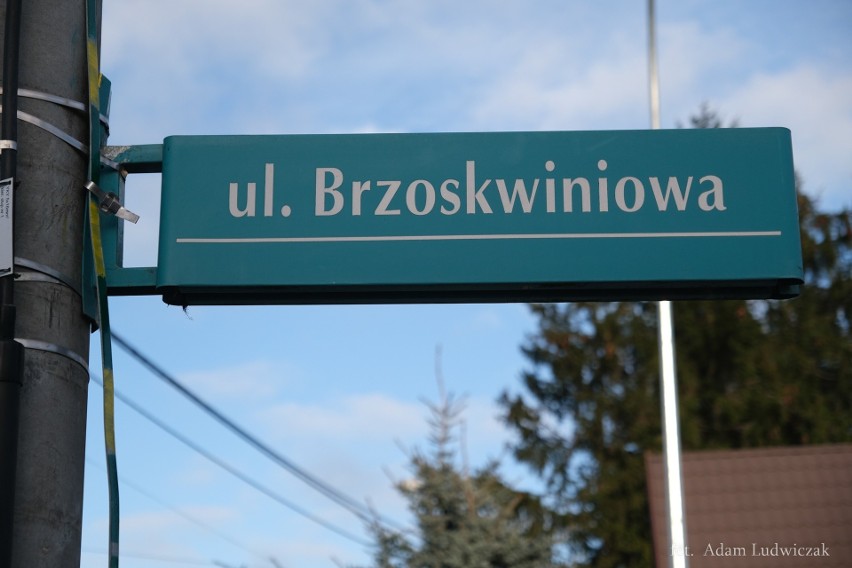 Ulica Brzoskwiniowa w Białymstoku