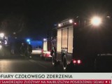 Dwie ofiary czołowego zderzenia na krajowej "10" w Wyrzysku w Wielkopolsce