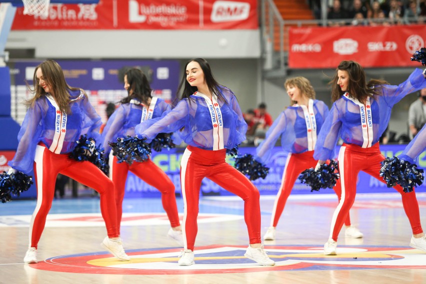Zobacz występy cheerleaderek na meczu Polska - Niemcy w hali Globus