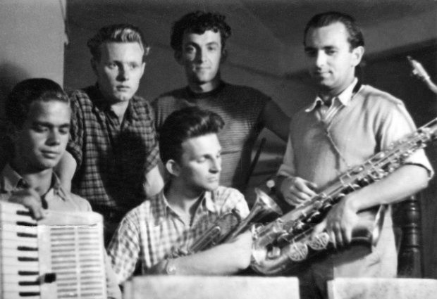 1958 r. Jerzy Matuszkiewicz i jego zespół Melomani. Nasz...