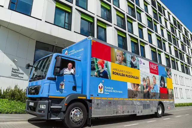 Do Radomia przyjedzie specjalny ambulans Fundacji Ronalda McDonalda, lekarze przebadają 140 dzieci w ramach akcji "Nie nowotworom u dzieci"